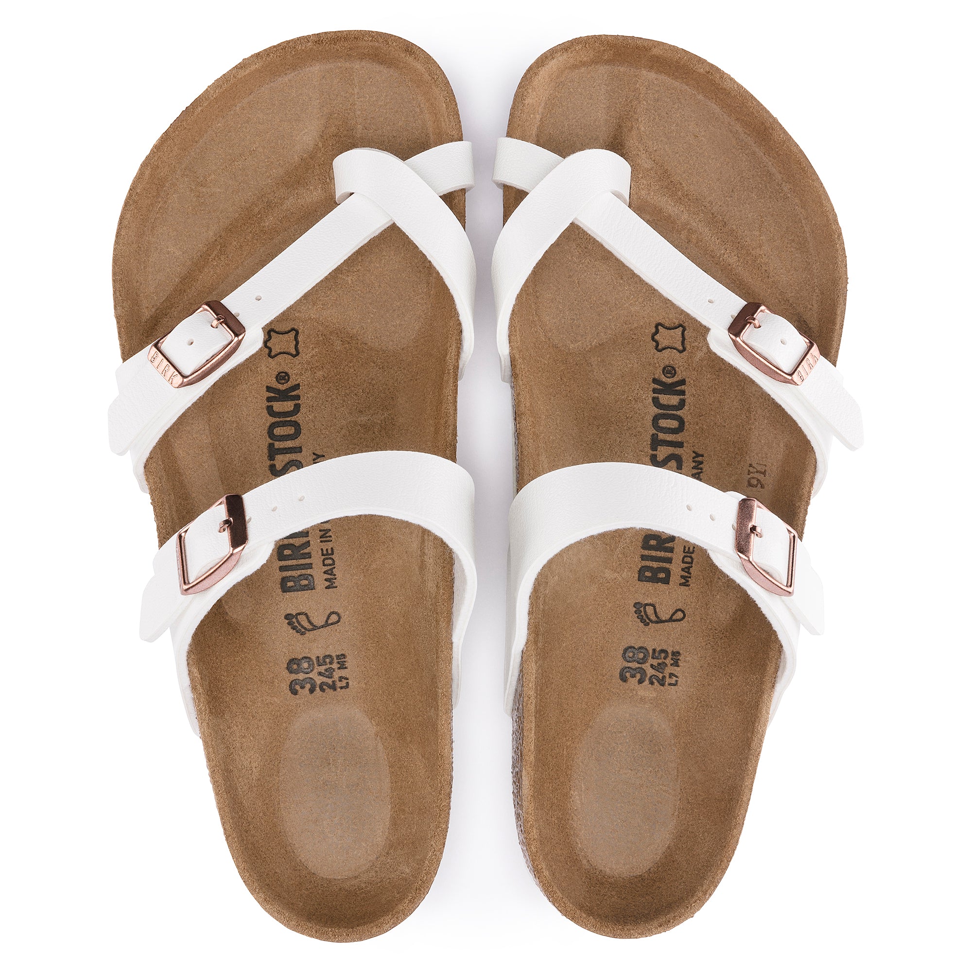 Mayari Birko-Flor White – Mackinac Birkenstock