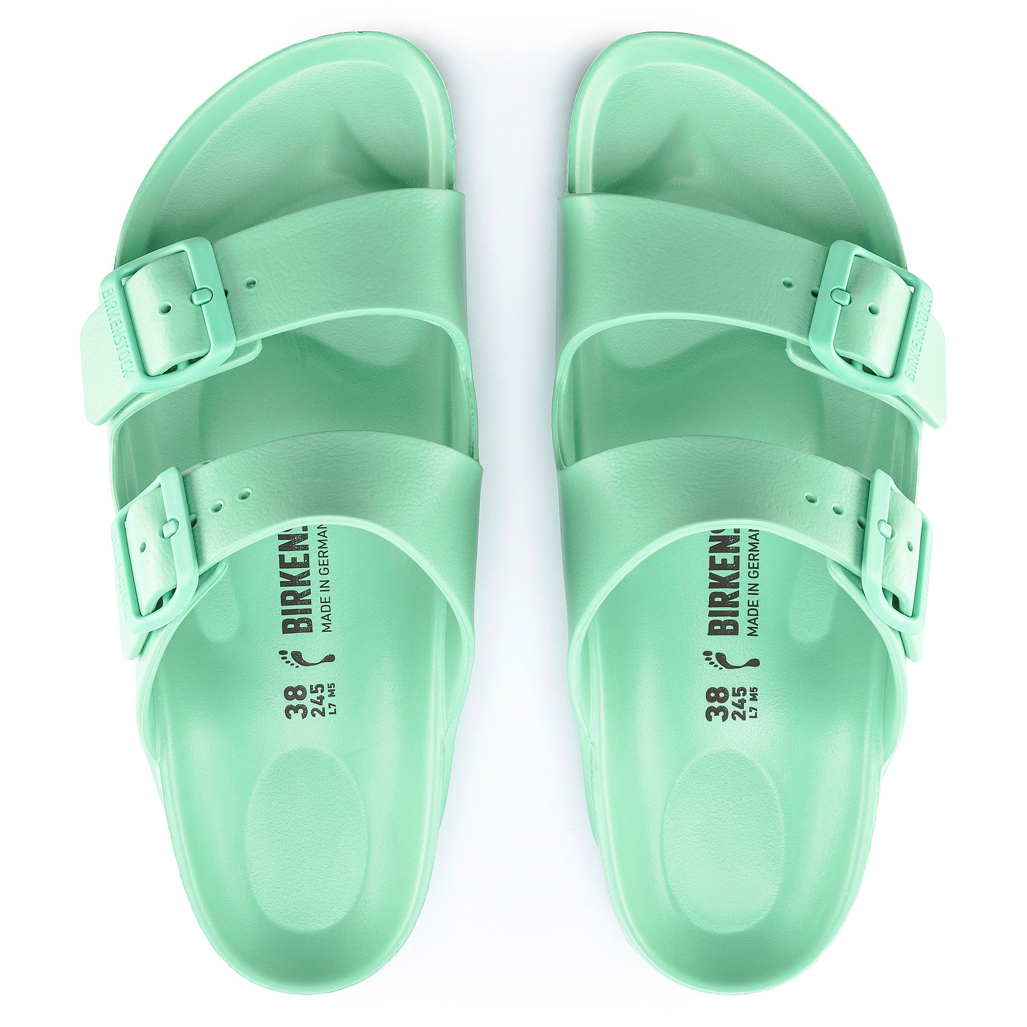 Teal rubber online birkenstocks