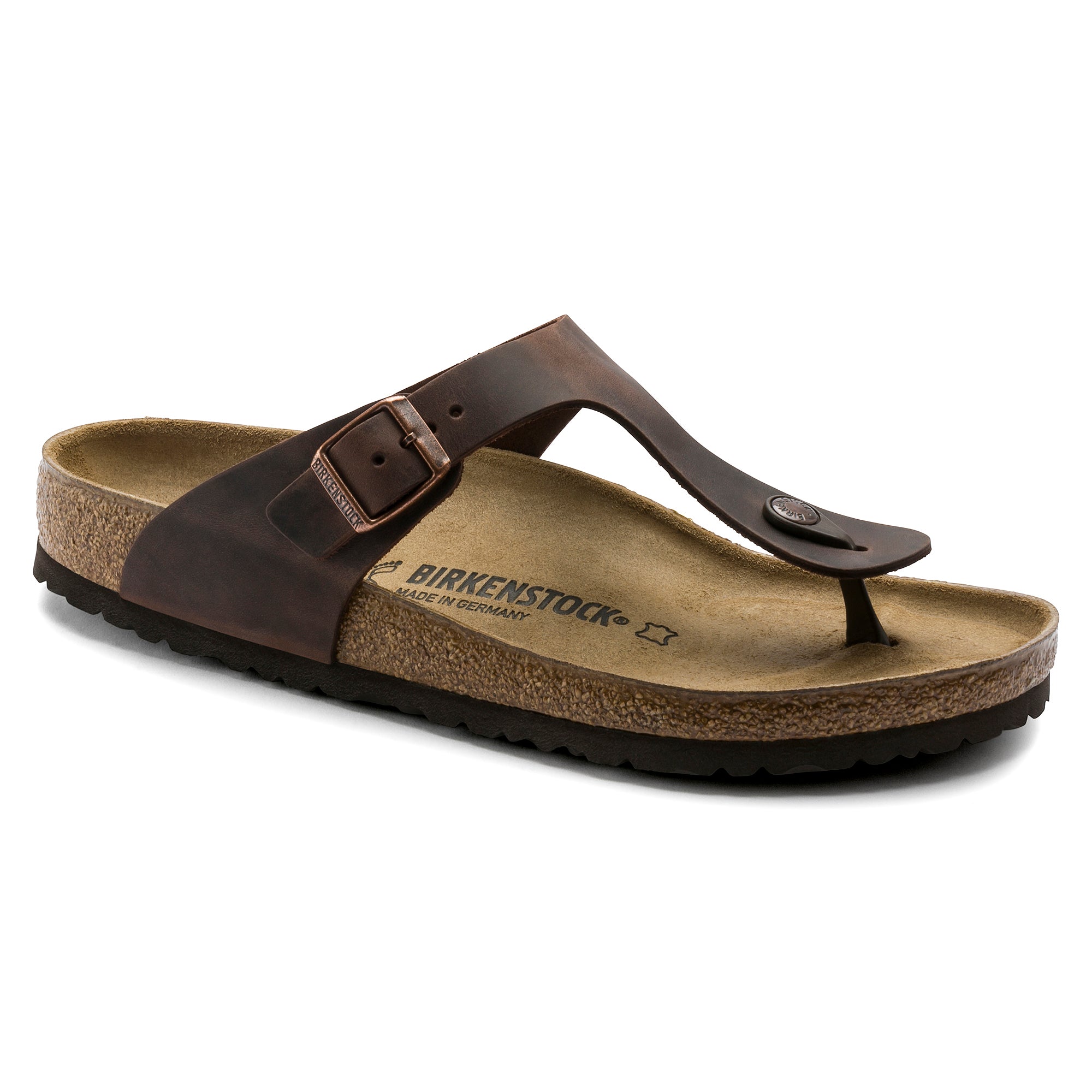 Gizeh Oiled Leather Habana – Mackinac Birkenstock
