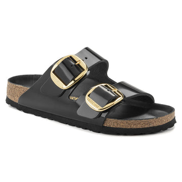 Arizona Big Buckle Hi-Shine Black Leather N