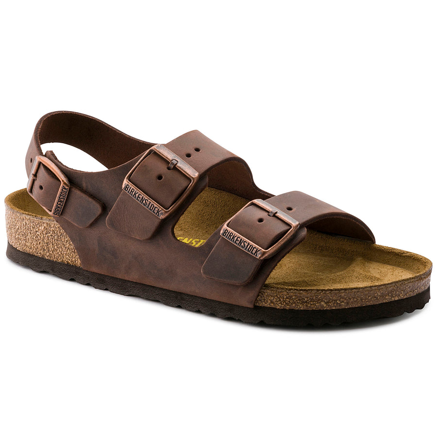 Milano Oiled Leather Habana – Mackinac Birkenstock