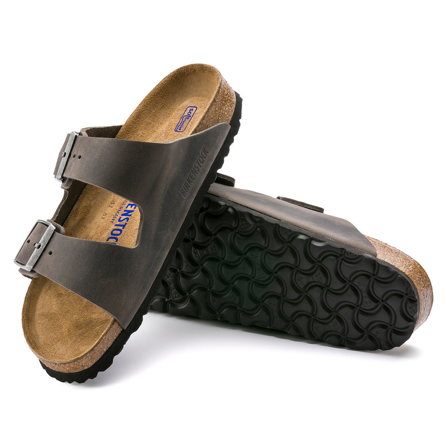 Arizona Soft Footbed Oiled Leather Iron