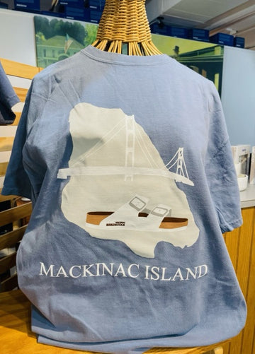 Mackinac Island T-Shirt White Bridge