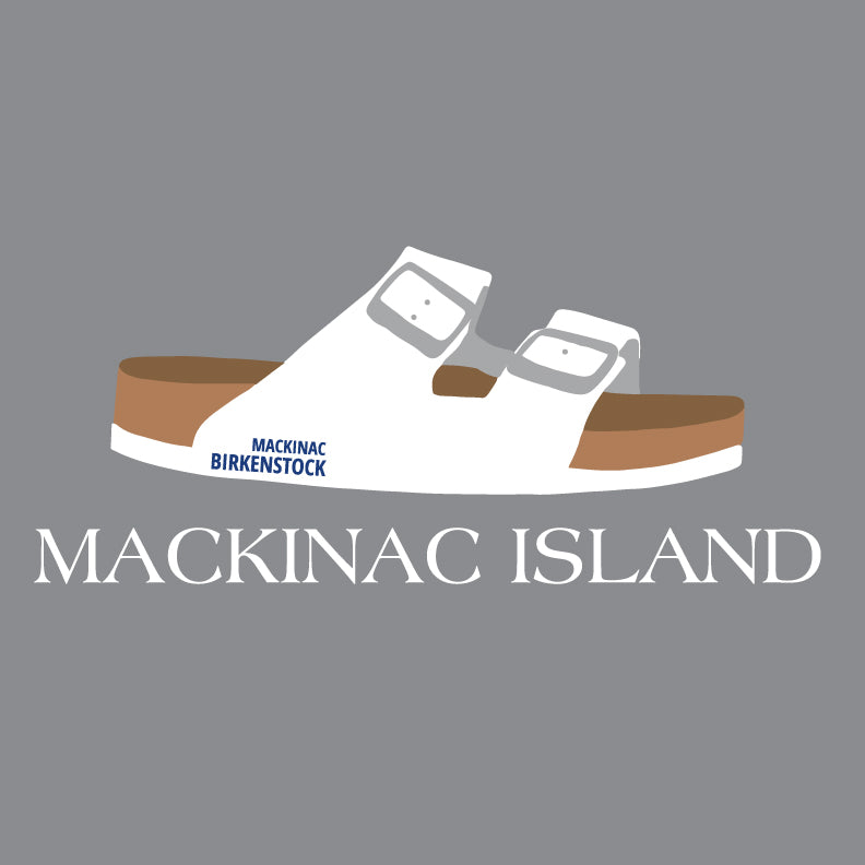 Mackinac Island T-Shirt Gray/White Shoe